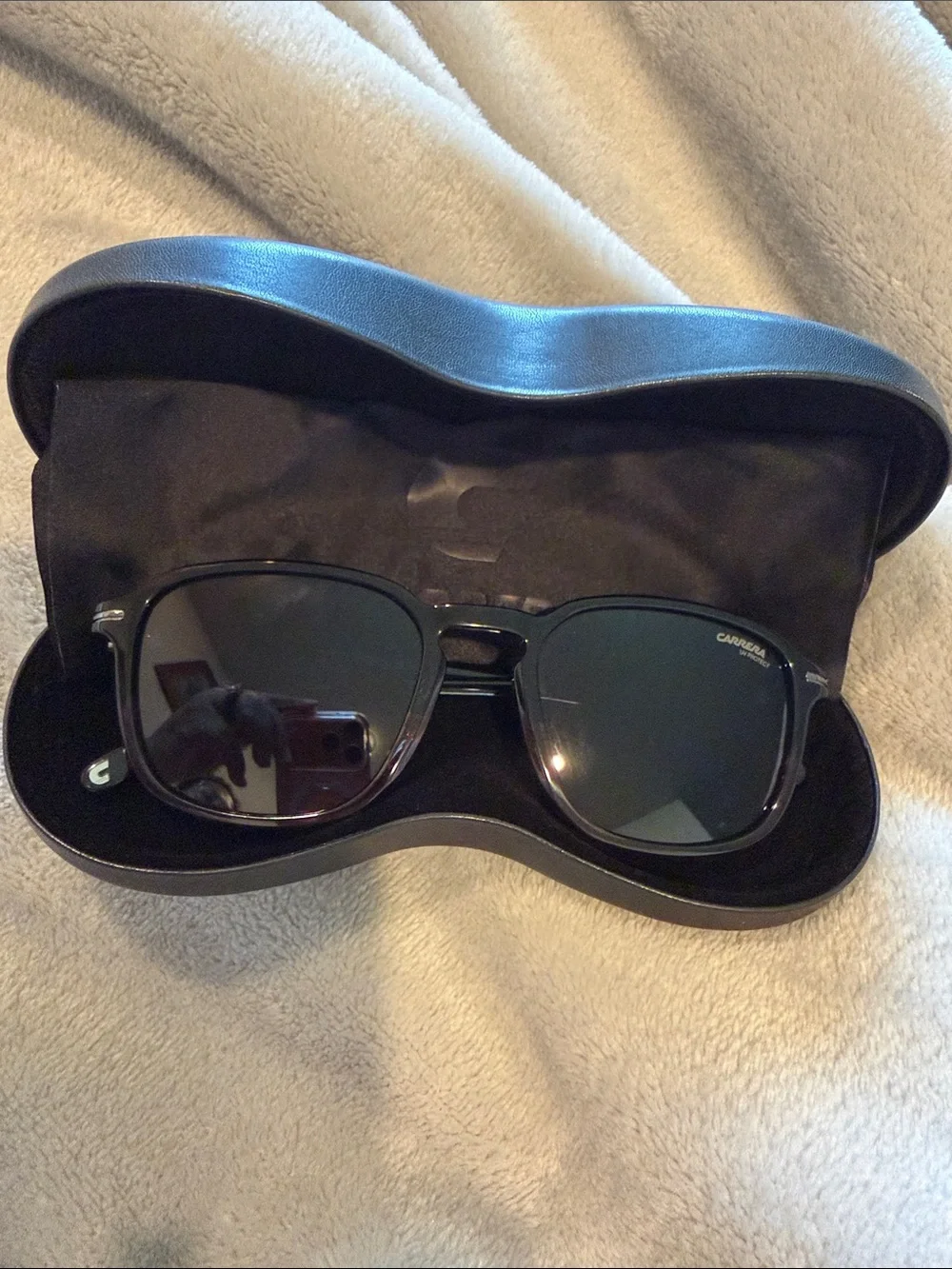 Carrera Black Sunglasses with Dark Lenses